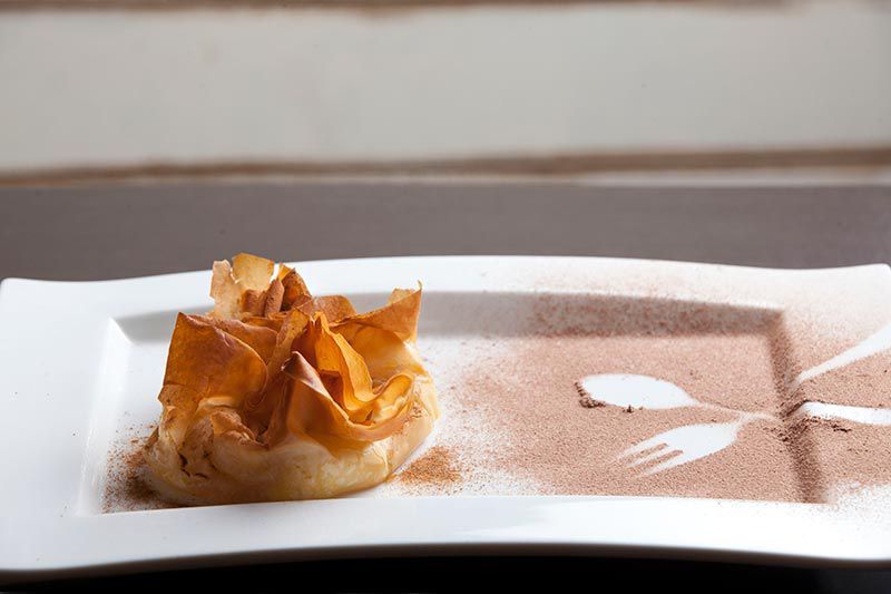 Tarta de manzana casera