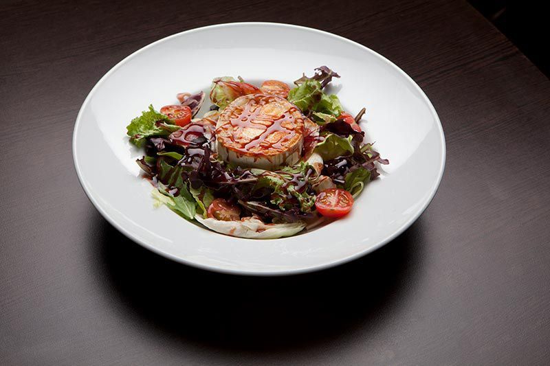 Ensalada con queso de cabra