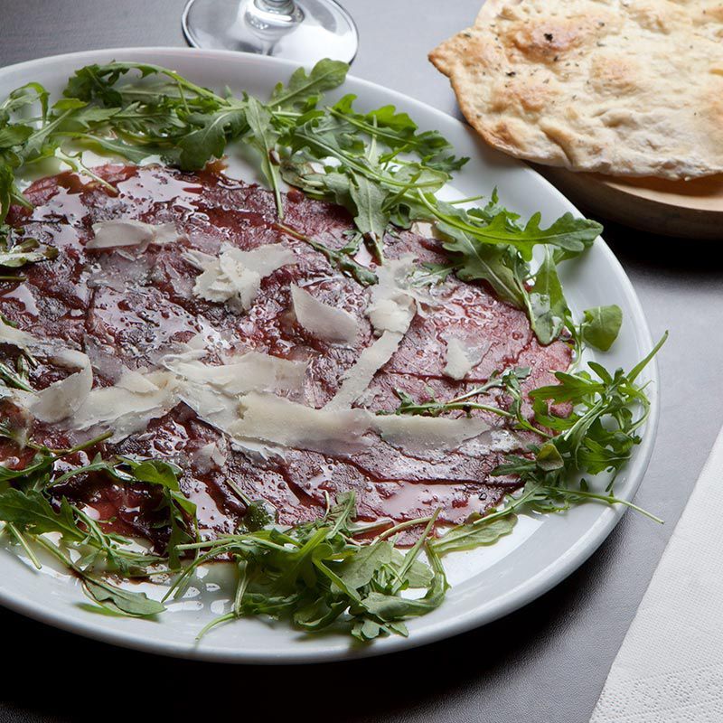 Plato de carpaccio
