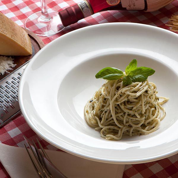 Pasta al pesto tradicional
